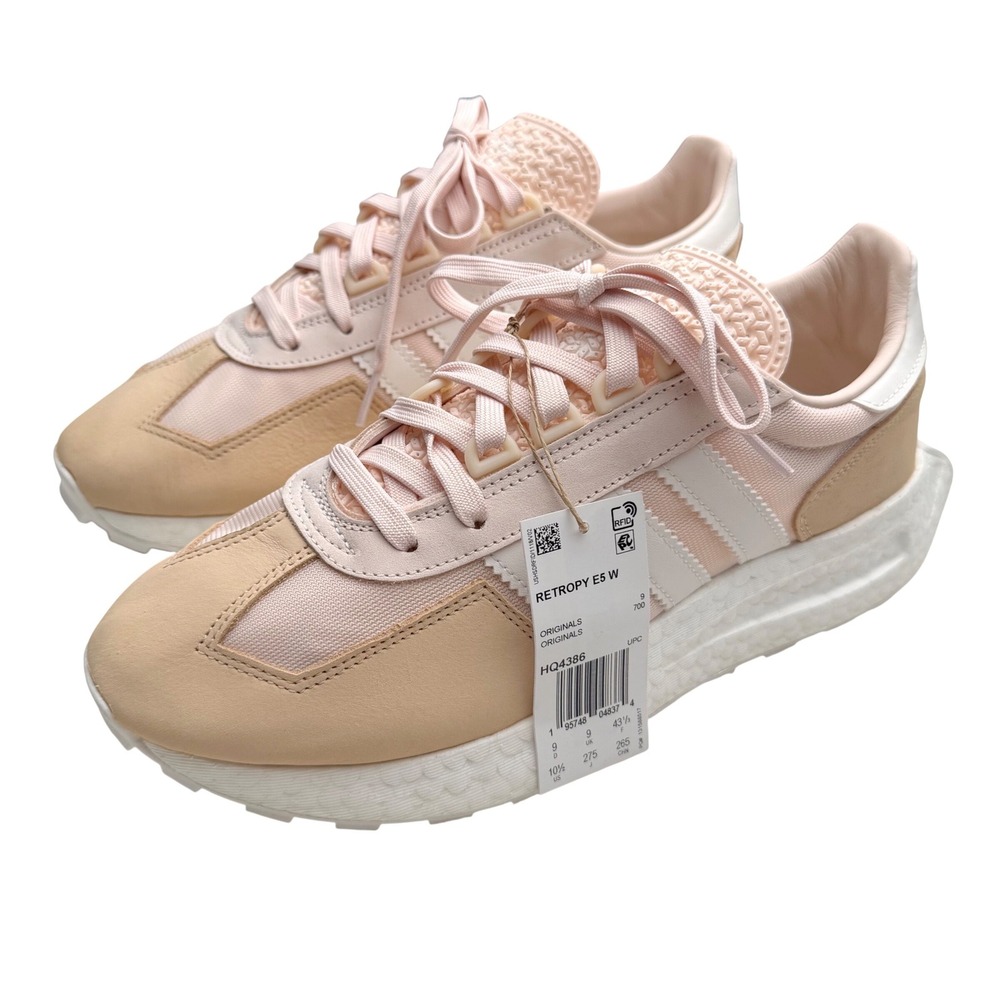 Adidas Retropy E5 W Sneaker Boost Pink Tan Retro Running HQ4386 Sz 10.5W/9M